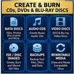 CD DVD Blu Ray Burning Backup Software Windows 10 11 Disc Burner Copy PC