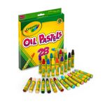 28 x Crayola Colored Pencils Oil Pastel Crayons Arts And Crafts School Home