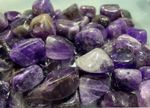 50 x Amethyst Gemstone Smooth Irregular shaped beads Approx 20mm D3/10