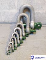 Heavy Duty Green Pin Alloy Dee Lifting Shackles 0.33ton to 55ton - 4x4 Recovery