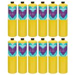 12 X Firemaster MAPP Gas 400g Blow Torch Fuel Bottle
