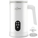 4-in-1 Electric Milk Frother Steamer Hot Chocolate Maker Automatic Foamer White