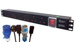 6 WAY 19 RACK UK PDU TO 13A PLUG - HORIZONTAL"