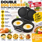 Microwave Egg Poacher Kitchen Steam Maker Cooker 2 Eggs Poach Breakfast Kitchen.