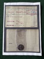 WW1 Wound Badge Pte F Wilson Royal Inniskilling Fusiliers From Dungannon Tyrone