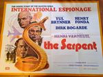 THE SERPENT - 1973 ORIGINAL UK QUAD POSTER - YUL BRYNNER/ HENRY FONDA