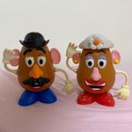 Toy Story Mr.& Mrs. Potato head Candy Case Set of 2 14cm Tokyo Disney Resort