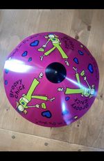 Vintage Y2K Bang On The Door Groovy Chick Plastic Lampshade Light Shade Retro