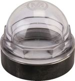 Slurry Tanker Sight Glass 3" Complete with Glass, O-Ring, Weld-On Ring