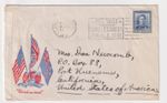 WW2 New Zealand Patriotic 'United We Stand' Flags 1944 Cover Censored