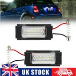 LED License Number Plate Lights ERROR FREE For Mini R56 R57 R58 R59 Cooper S