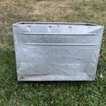 Vintage Aluminium Walls Ice Cream Box 8"x 11"x 16" Planter