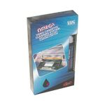 Omega 23022 VHS VCR Video Head Cleaner Cassette Recorder System Tape Wet Dry