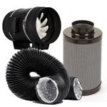 6" Carbon Filter Kit – Cyclone Twin Speed Fan + Fox Filter + 5m Combi Ducting
