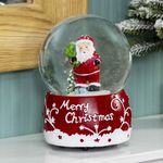 Christmas Snow Globe Musical Traditional Snow Globe with  Santa Claus  70939