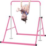 Adjustable Horizontal Gymnastics Bars Junior Kids Bar Home Gym Training Bar Gift