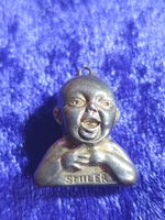 Rare 1930s Vintage Cow & Gate Advertising Smiler Sterling Silver  Novelty Charm