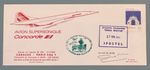 CONCORDE Cover 1982 PARIS - CARACAS Signature Commandant de Bord