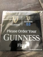 Official Guinness Metal Pump Sign Pub Bar Collectable