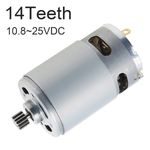 DC RS550 Motor 14 Teeth 8.2mm Replace for Cordless Drill Screwdriver 10.8V -25V