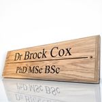 Personalised Oak Wooden House Sign,Laser Engraved Plaque, Custom Name Plate,gift