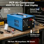4500Psi/300Bar PCP Air Compressor Portable built-in transformer Air Pump