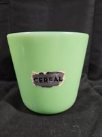 Antique McKee Jadeite Uranium Canister Large 5.75” Glows Excellent Condition