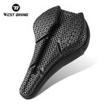 3D Printed Saddle Cover Hollow Breathable Comfort Soft Cushion Bike Seat Cover