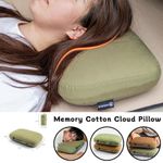 Outdoor Camping Travel Pillow Memory Foam Cervical Pillow Portable Break Pillow