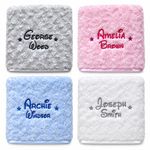 PERSONALISED BABY BLANKET EMBROIDERED SOFT FLUFFY DISNEY GIFT