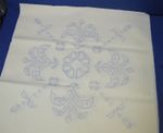 12 VINTAGE 18" Pre-STAMPED QUILT BLOCKS to Embroider #1131 F.H.R. Hobby Products