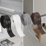 2m x 4cm Flexible Corner Trim – Self Adhesive Wall Edge Protector Moulding