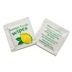 Individually wrapped lemon scented hand finger wipes - restaurants camping home
