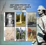 2018 Papua New Guinea - 250th Anniv Capt. James Cook's 1st Voyage - Sheetlet MNH