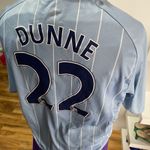 Manchester City 2007/8 Rare Home Kit Captain Richard Dunne Size XL For Real Fans