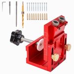 Oblique Hole Locators Woodworking Positioners Drill Bit Pocket Hole Jig Set
