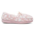 The Slipper Company Womens Slippers Pink Adults Ladies Moccasin Slip On SIZE