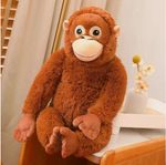 66cm Punch Monkey Plush Orangutan Soft Stuffed Teddy Doll Kids Gift Fast Shiping