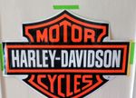 Harley Davidson Huge Colour Vinyl Bar and Shield