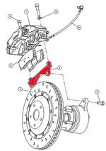 Alcon: ADeX Replacement Calliper Bracket Kit For Subaru BRZ & Impreza STi (MY08,