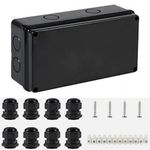IP65 Waterproof Junction Box Large ABS Electrical Box Outdoor Cable Connector Ne