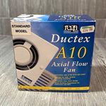 Rega Ductex A10 Axial Extractor Fan 4in 230V White/Blue Standard Model a1