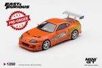 (Pre-order) Mini GT #1250 Toyota Supra BOMEX The Fast and the Furious Brian O'