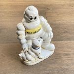 Cast Iron Michelin Man With Dog Advertising Figure Tyres Repro 