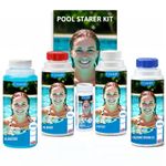 POOL STARTER KIT WATER TREATMENT CLEANING TUB CHLORINE GRANULES FOR POOL