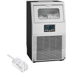 HOMCOM Commercial Ice Maker with 4kg Ice Storage for Home Restaurant