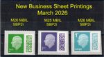 GB 2026 - Barcoded KC III ex Business Sheets - MBIL M25L/M26L - set of 3
