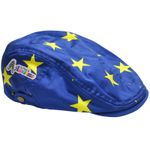 Royal and Awesome Golf Hat Men`s Eurostar Blue EU Flag Golf Flat Cap Adjustable