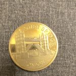 Great Britain London Tower Bridge Souvenir Novelty Coin Token Union Jack Reverse