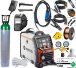 MIG ALUMINIUM MAG MMA TIG Welder 255A Mix Ar Co2 Gas cylinder 2 gauge regulator
